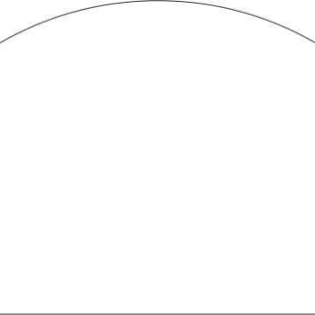 6cm Acrylic Semi Circles (Pack of 10)