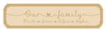4mm + 4mm mdf Love Glitter Font Street Sign (15cm high)