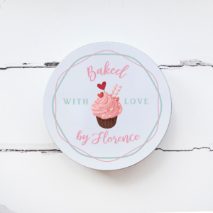 Personalised Printed Tin - Baked with Love