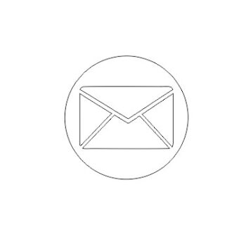 Acrylic Email Icon (pack of 5)