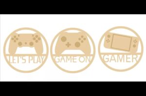 3mm mdf Gamer Hoop (3 choices)