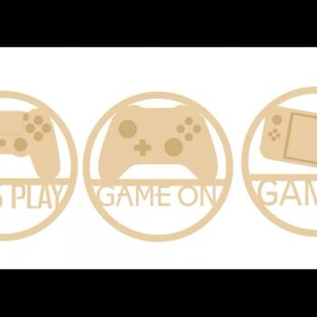 3mm mdf Gamer Hoop (3 choices)
