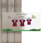 Printed Frosted Acrylic Football Shirt Plaque