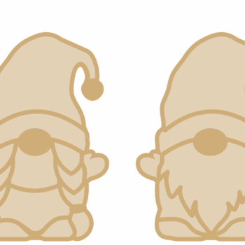 3mm Layered Gnome/Gonk Bauble