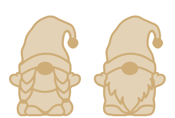 3mm Layered Gnome/Gonk Bauble