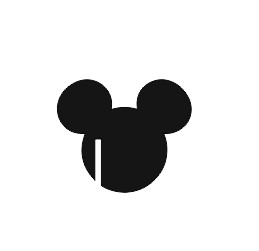 mickey glass charm
