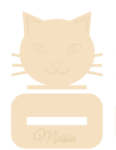 18mm Cat Face Stocking Hanger