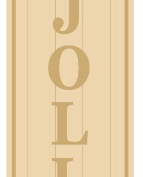 3MM MDF Layered Tall Leaner sign - Tis The Season