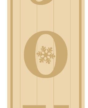 3MM MDF Layered Tall Leaner sign - JOY