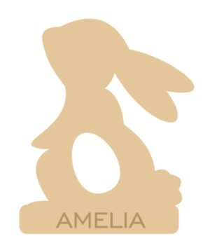 18mm Personalised Star Gazing Bunny Egg Holder