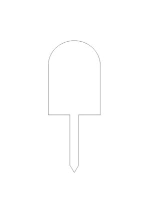 3mm Arched Cake Topper