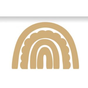 3mm mdf 4 Piece Boho Rainbow