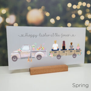 Printed Easter or Spring Truck Plaque
