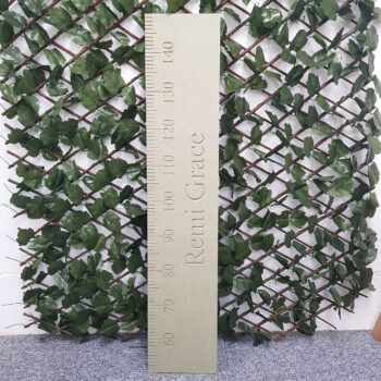 9mm mdf or 18mm Oak Veneer Engraved Ruler / Height Chart with name