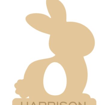 18mm Personalised Bunny Egg Holder