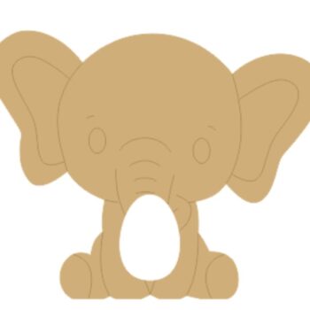 18mm Engraved Elephant Kinder or Cadbury Egg Holder