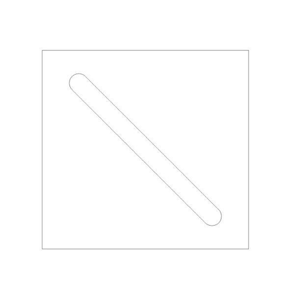 2mm Clear Perspex IKEA Socker Greenhouse replacement top panel - with slot cut out