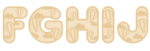 3mm mdf Single Layered Bold or Bubble Letter and name – Various Themes