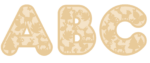 18mm Oak Veneer + 3mm mdf Double Layered Bold or Bubble Font Letter and name – Various Themes