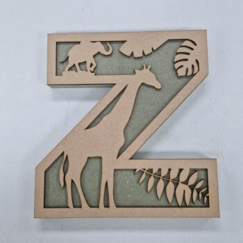 18mm mdf + 3mm mdf Double Layered Bold or Bubble Letter and name - Various Themes