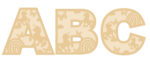 18mm mdf + 3mm mdf Double Layered Bold or Bubble Letter and name – Various Themes