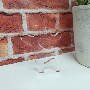 10mm Thick Acrylic Reindeer