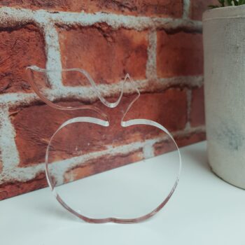 10mm Thick Acrylic Apple