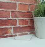 10mm Thick Acrylic Freestanding Hexagon