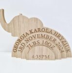 18mm MDF Stacking Rainbow with Elephant Detail