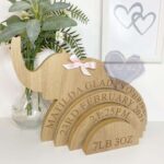 18mm MDF Stacking Rainbow with Elephant Detail