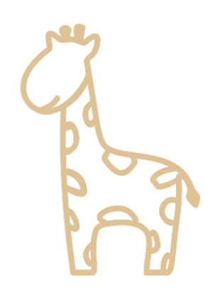 4mm mdf Giraffe Wall Art Cut Out