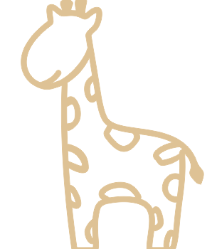 4mm mdf Giraffe Wall Art Cut Out