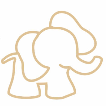 4mm mdf Elephant Wall Art Cut Out