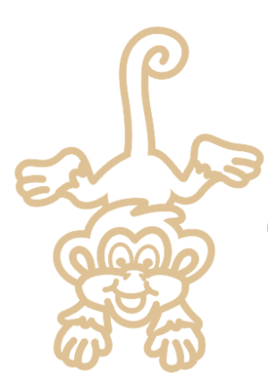 4mm mdf Monkey Wall Art Cut Out