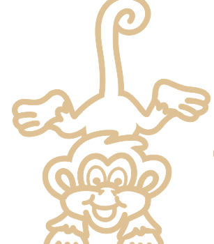 4mm mdf Monkey Wall Art Cut Out