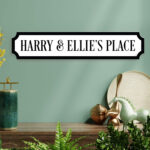 Printed Acrylic Street Signs – Bold Font