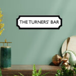 Printed Acrylic Street Signs – Railway Font