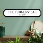 Printed Acrylic Street Signs - Railway Font