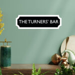 Printed Acrylic Street Signs – Railway Font