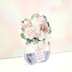 10mm Thick Printed VASE - Dusky Rose
