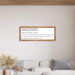 Printed Farmhouse Style Rectangular Signs – Oak Wood