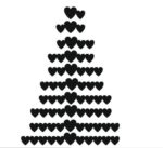 10mm Thick Acrylic Freestanding Hearts