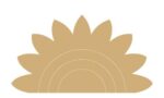 18mm MDF Stacking Sunflower Rainbow