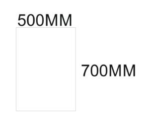 700mm x 500mm Acrylic Rectangle