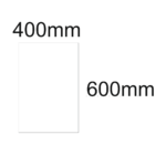 600mm x 400mm Acrylic Rectangle