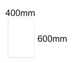 600mm x 400mm Acrylic Rectangle