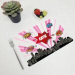 Printed Personalised Place Mats and Coasters – lots of designs