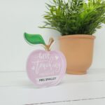 10mm Thick Freestanding Acrylic Printed APPLE