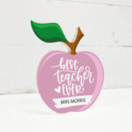 10mm Thick Freestanding Acrylic Printed APPLE