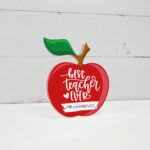 10mm Thick Freestanding Acrylic Printed APPLE